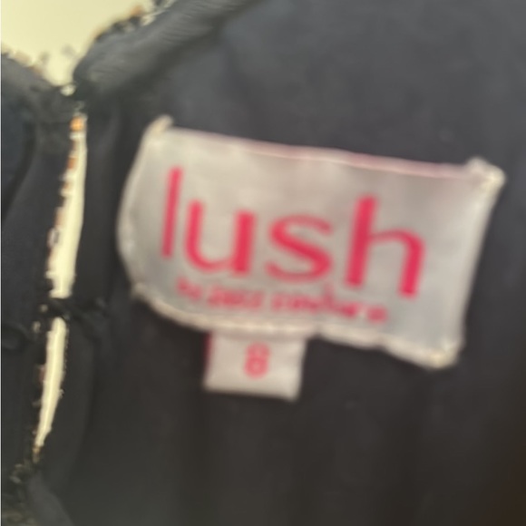 Lush 8 navy blue dress - Picture 3 of 7